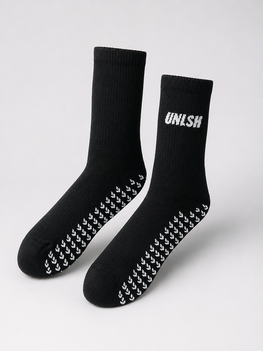 Black UNLSH 1.0 Grip Sock