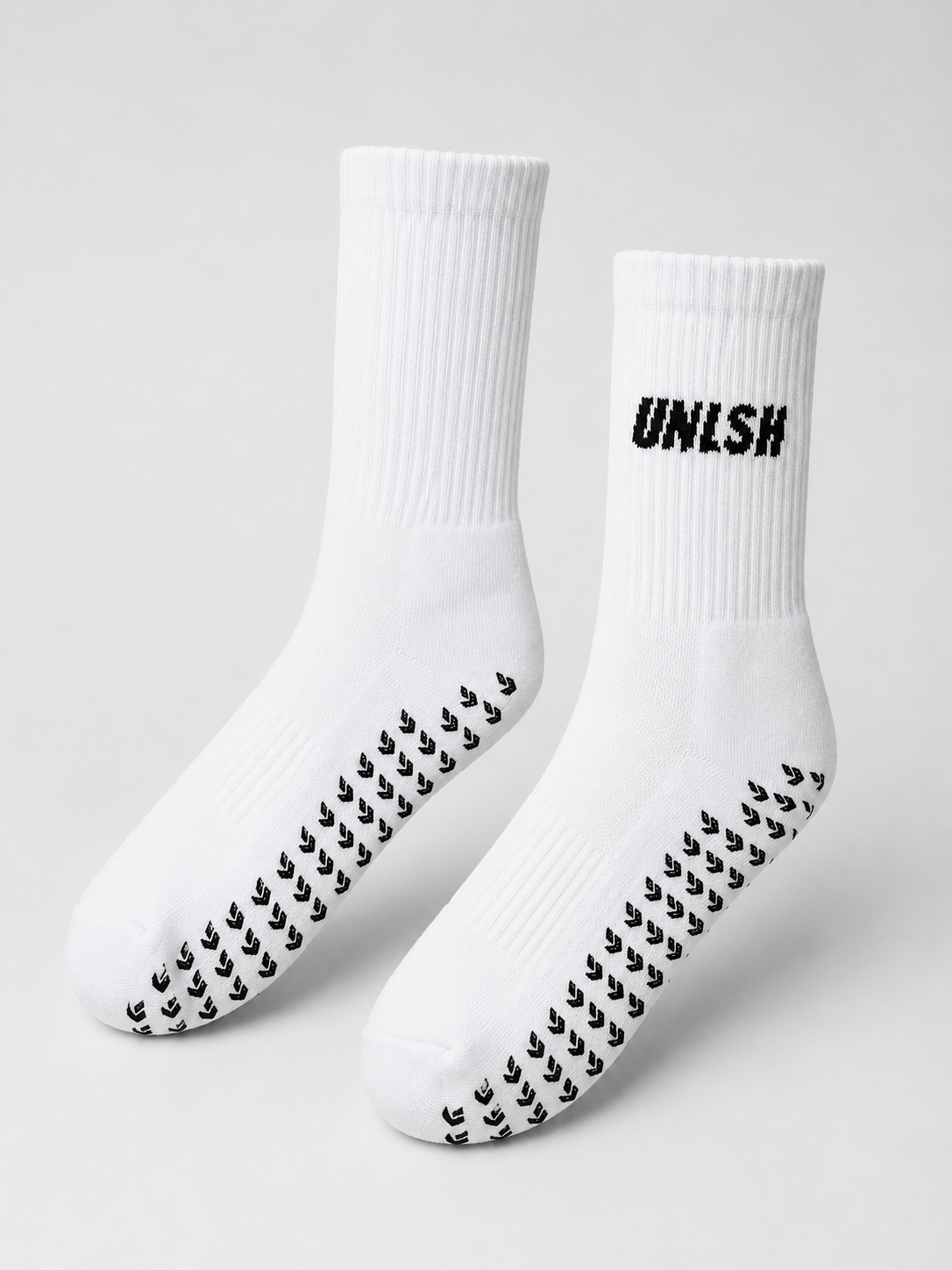 White UNLSH 1.0 Grip Sock
