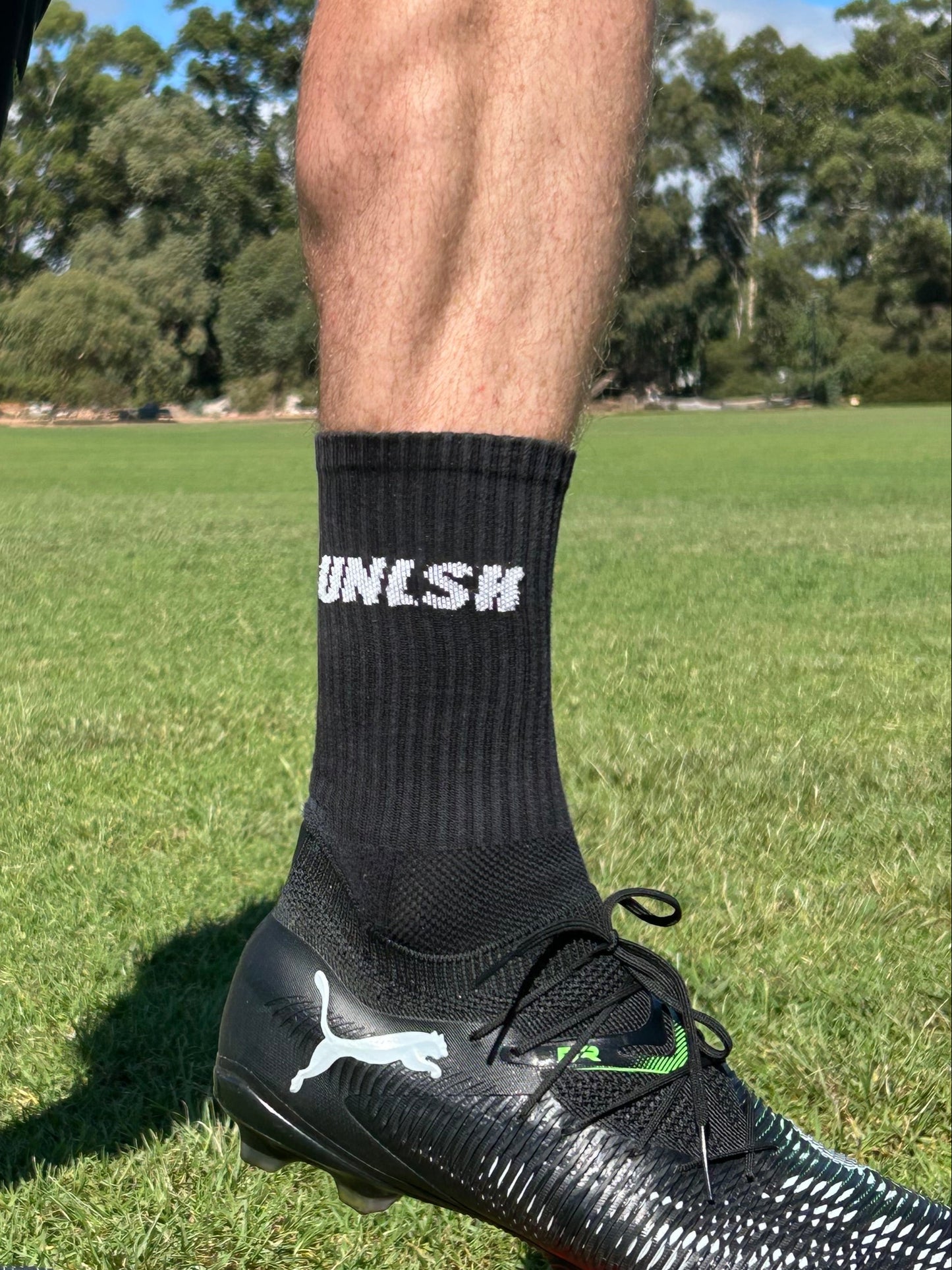 Black UNLSH 1.0 Grip Sock
